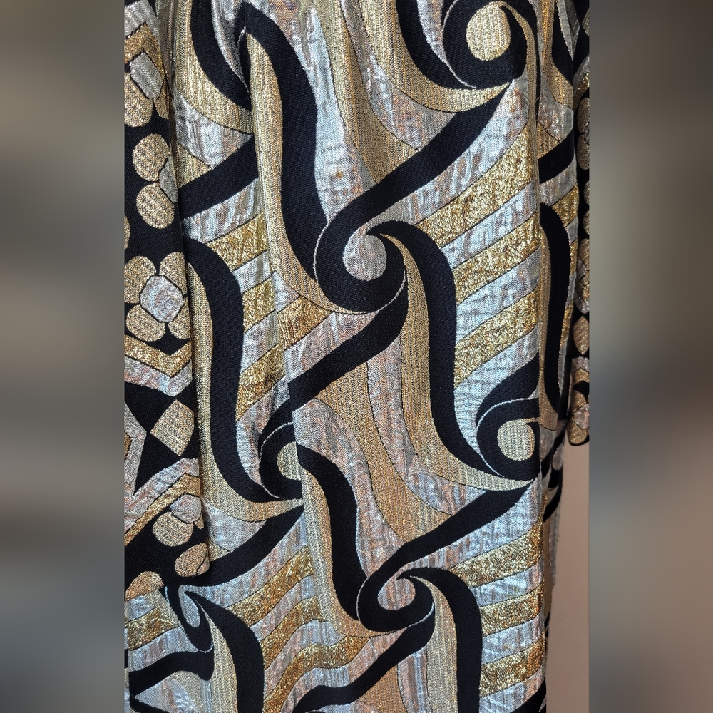 VTG 60's Sandra Sage brocade dress - Picture 14 of 17